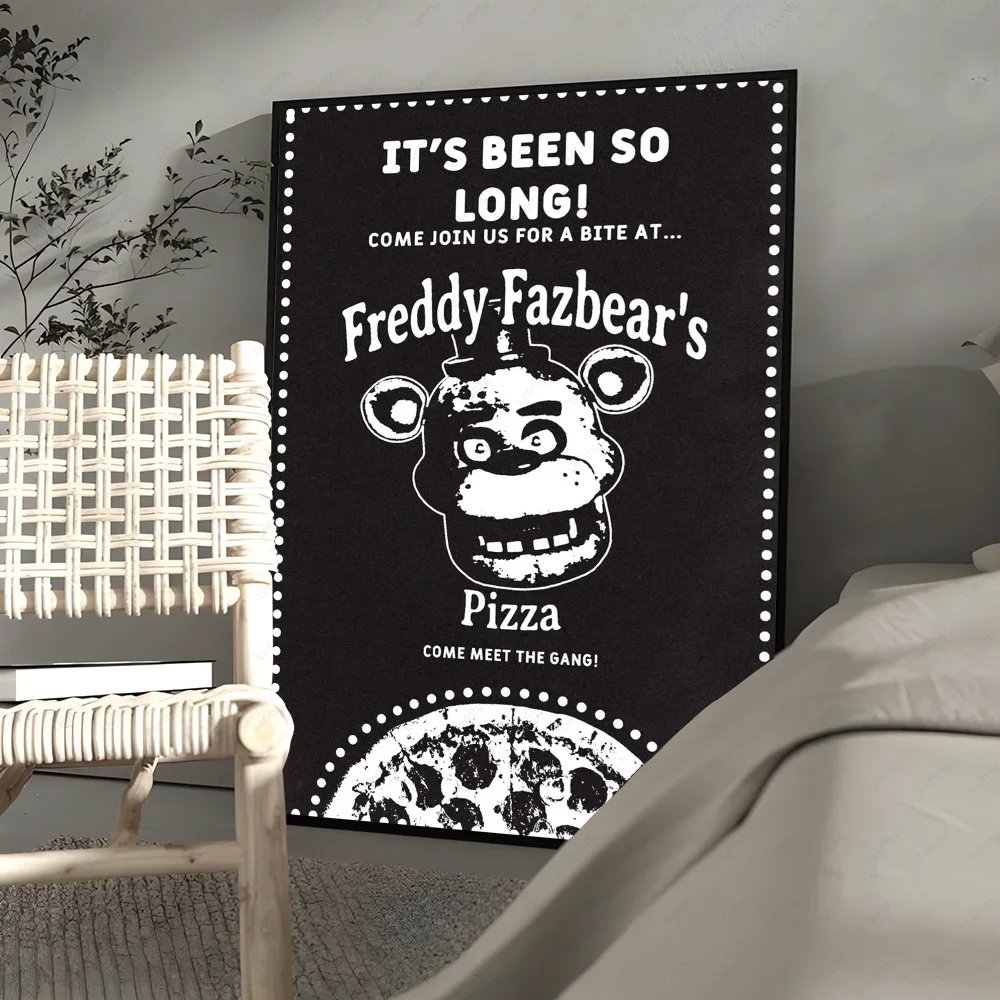Fnaf Five-Nights-At-Freddys klassisches Poster, Wandkunstdruck, geeignet für Wohnzimmer, Schlafzimmer, Bar, Salon, Heimdekoration, Geschenk – Detail 12