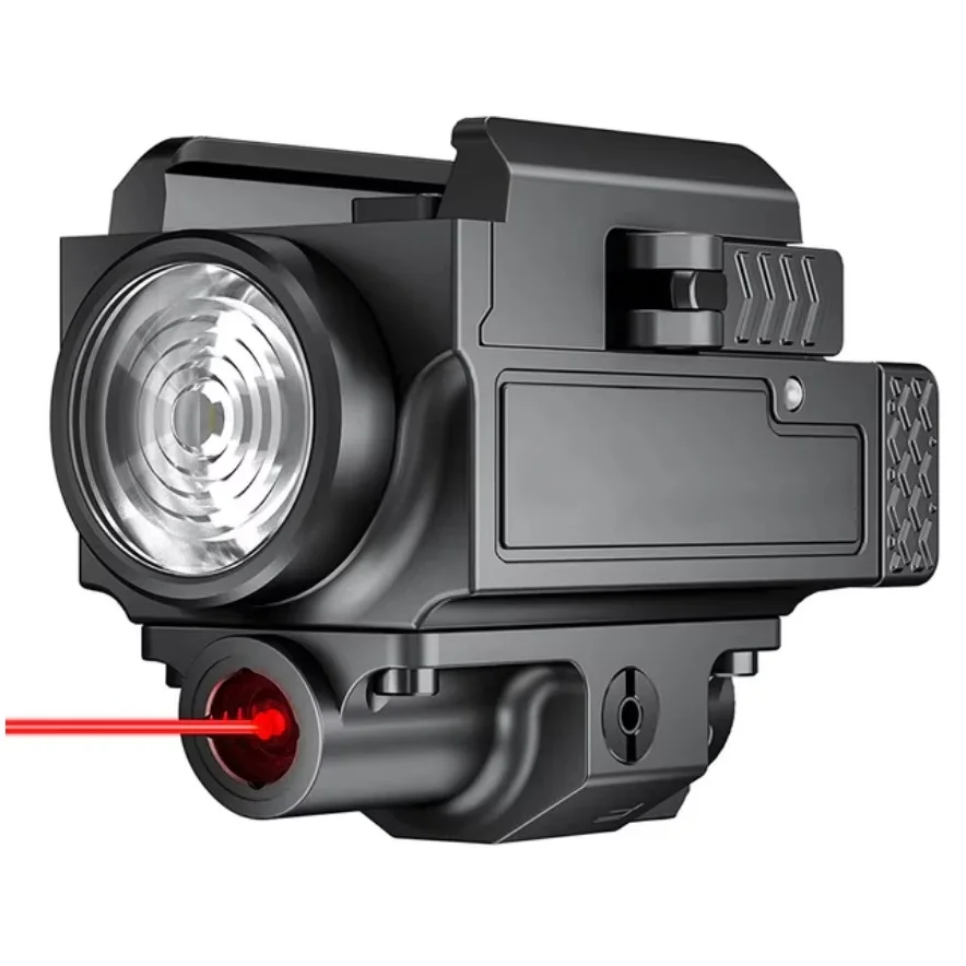 Richfire Green Laser & Flashlight Combo 800 Lumens Gun Light Compact USB Rechargeable Quick Release Gun Torch