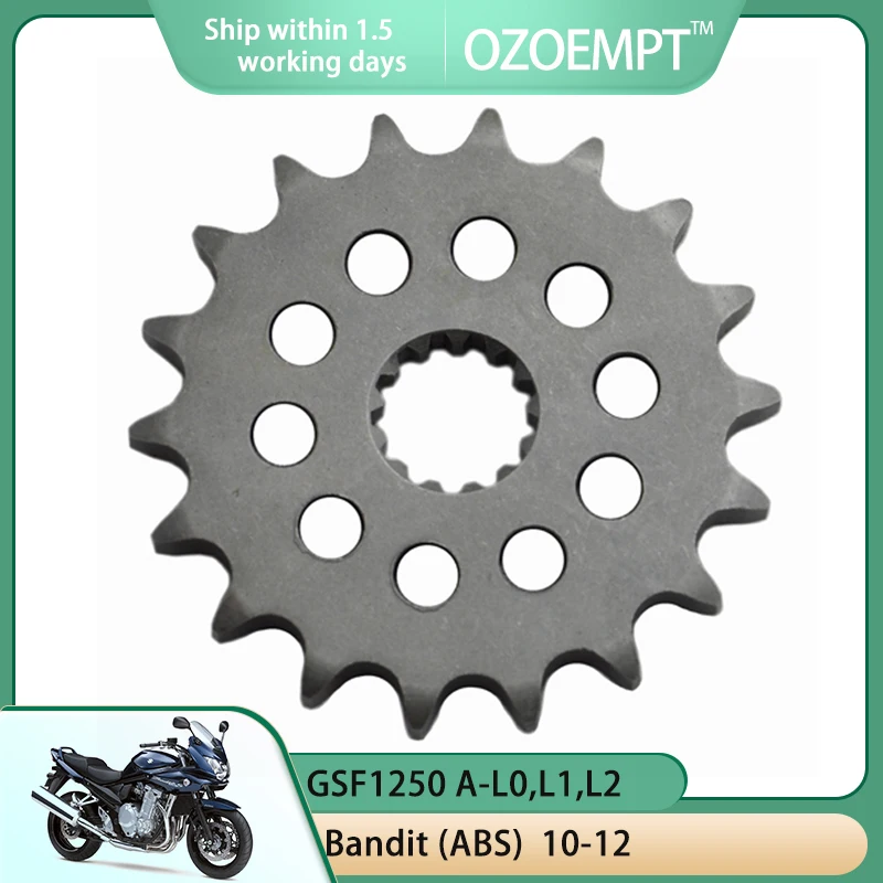 

Передняя Звездочка для мотоцикла OZOEMPT 530-18T, подходит для GSF1250 K7,K8,K9 Bandit (ABS) A-L0,L1,L2 Bandit (ABS)