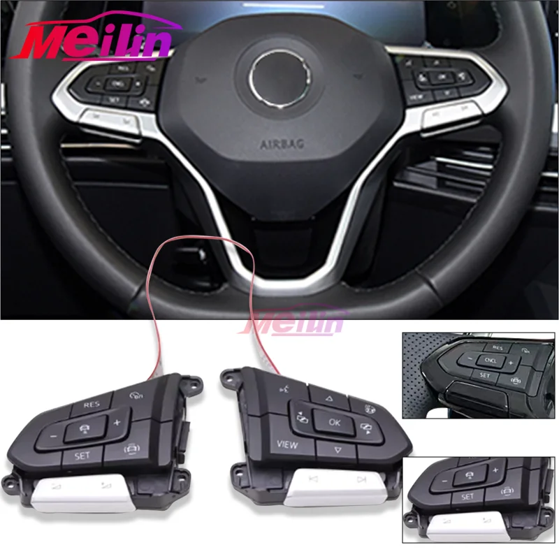 Steering wheel rack suitable for Golf 8, MK8, R, GTI, equipped with multifunctional buttons/touch buttons/physical buttons