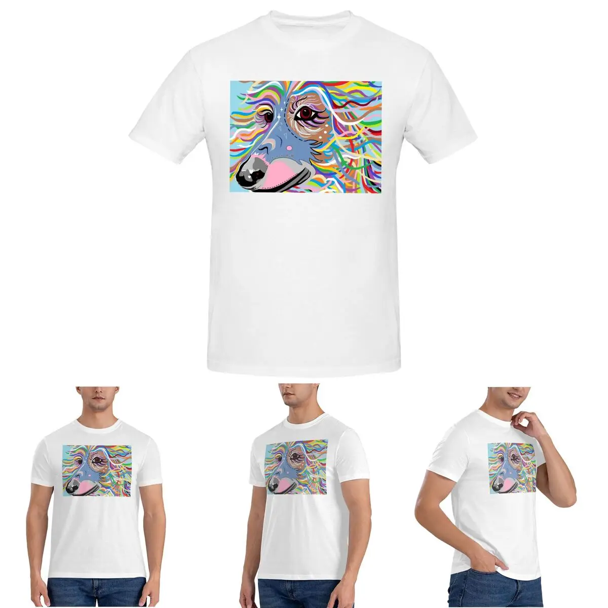 

Мужская футболка с афганским собакой, хлопковые футболки больших размеров, мужская летняя одежда с короткими рукавами и круглым вырезом, топы S-6XL