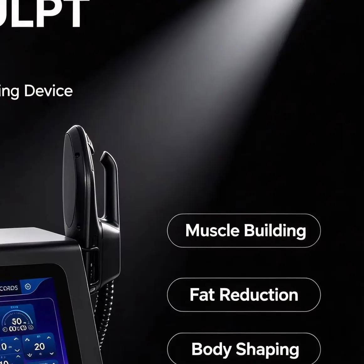 7500W HI-EMT MYOslim Body Sculpting Device Fat Burning Slimming RF Sculpting Weight Loss Skin Tightening Beauty Machine