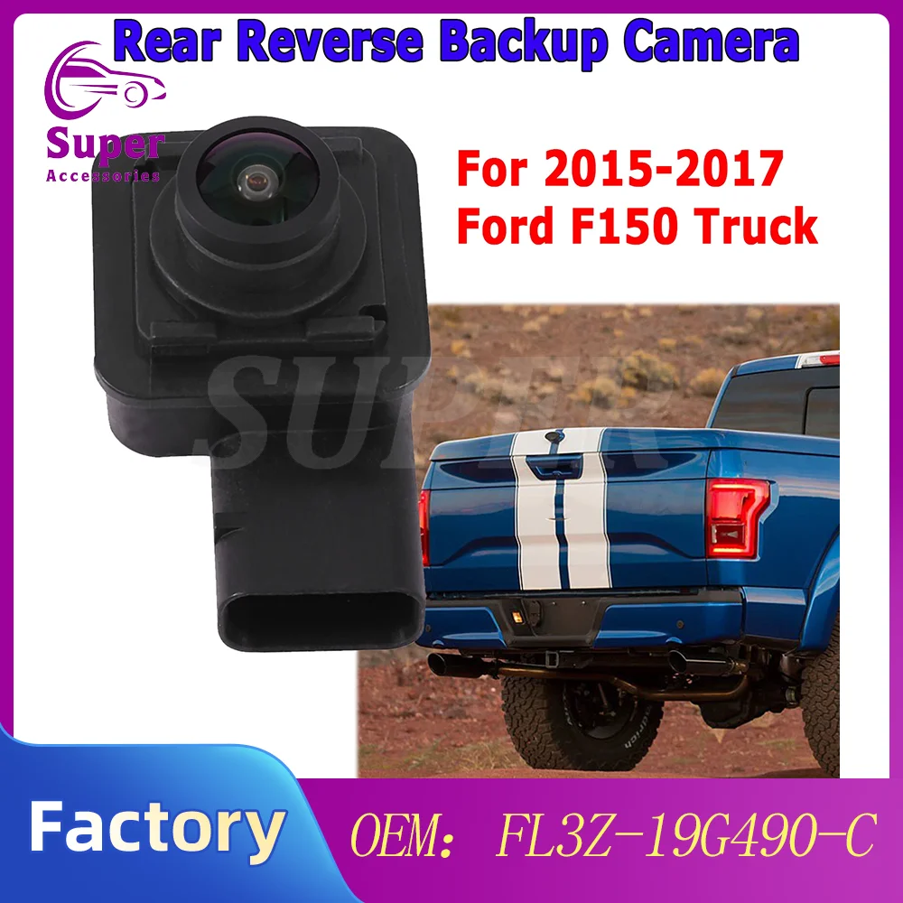 

FL3Z-19G490-C FL3Z19G490C New Front View Camera For Ford F-150 F150 2.5L 3.5L 3.7L 5.0L 2015 2016 2017