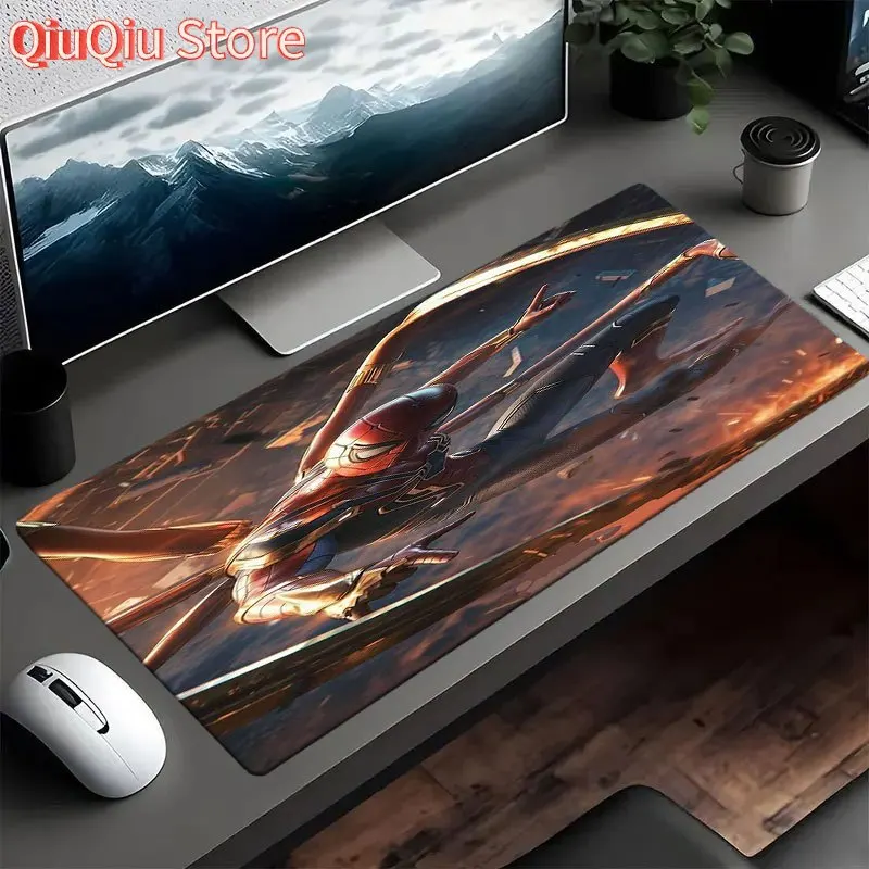 

1pc Non-Slip Rubber Desk Mat with Vibrant Anime Character Design - Smooth Surface, Ideal for Office & Gaming Setup, Comfortable