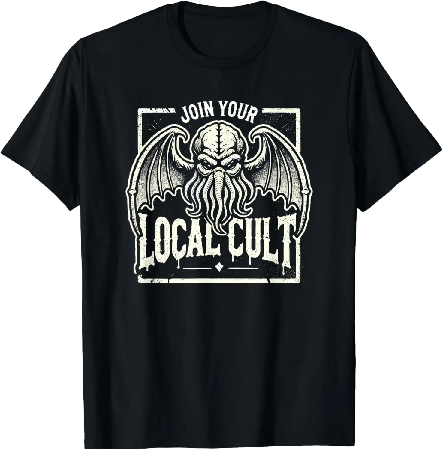 Cthulhu Join Your Local Cult, Vintage Cosmic Horror Cthulhu T-Shirt