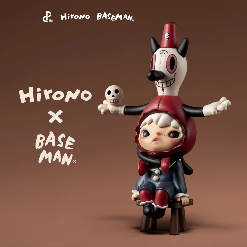 Nowe oryginalne figurki anime Hirono × Base Man Series Fashion Play Action Hirono Model Zabawki Figurka Dekoracja urodzinowa Zabawki Prezenty