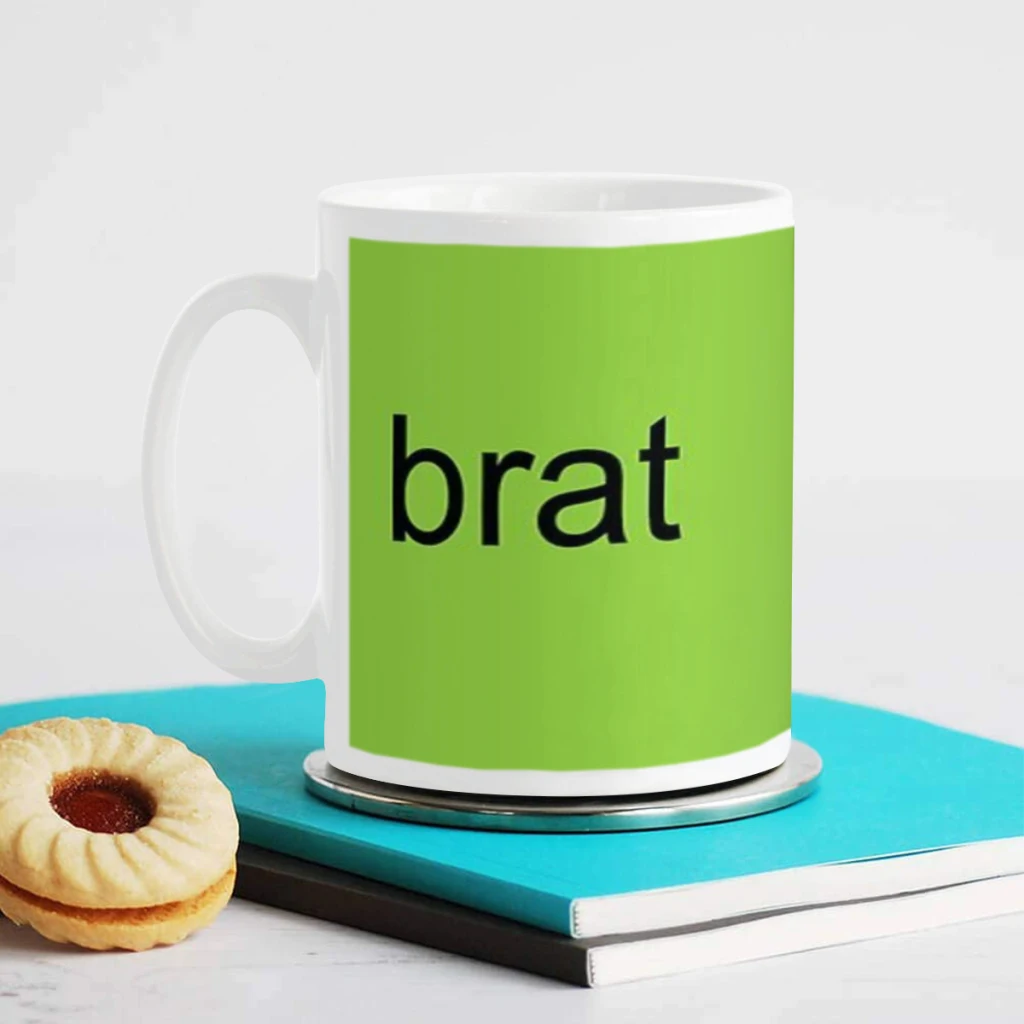 brat - Charli XCX Ceramics Coffee Mug Cute Gamer Birthday Gift Back To School Mug