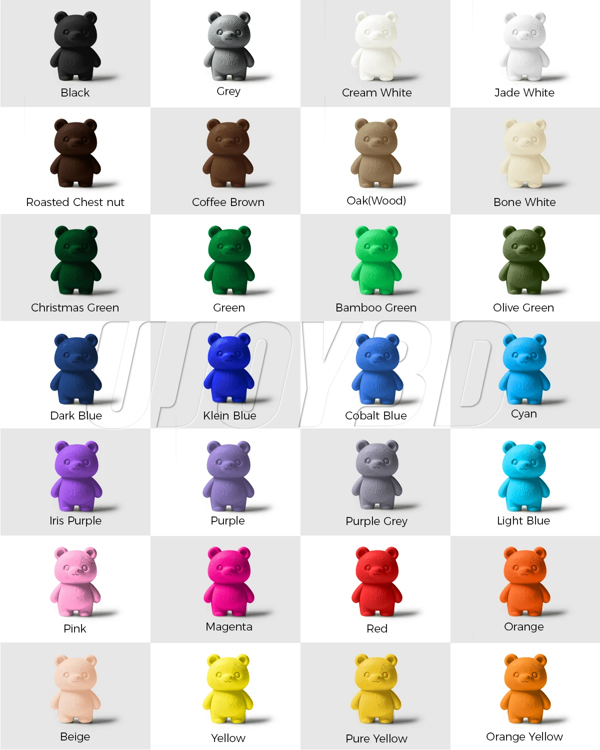 UJOY3D PLA+ HYPER Filament 5KG PLA PLUS 3D Printing Consumable 1.75mm Precise Diameter,No Clogging,Zero Bubbles,Eco-Friendly,High Toughness/Strength,Smooth Print,Strong Adhesion,Tangle-Free,Vacuum Sealed for FDM 3D Printer & 3D Pen,Free Shipping gallery 5