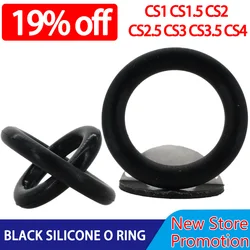 Rondelle O-Ring in Silicone nero guarnizione VMQ anelli di tenuta per uso alimentare O-Ring in Silicone coibentato impermeabile CS1 CS1.5 CS2 CS3 CS4