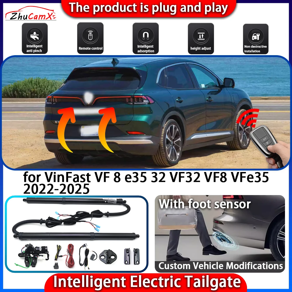 

Smart Powered Tailgate System for VinFast VF 8 e35 32 VF32 VF8 VFe35 2022-2025 Automatic Intelligent Trunk Lift Control Kit