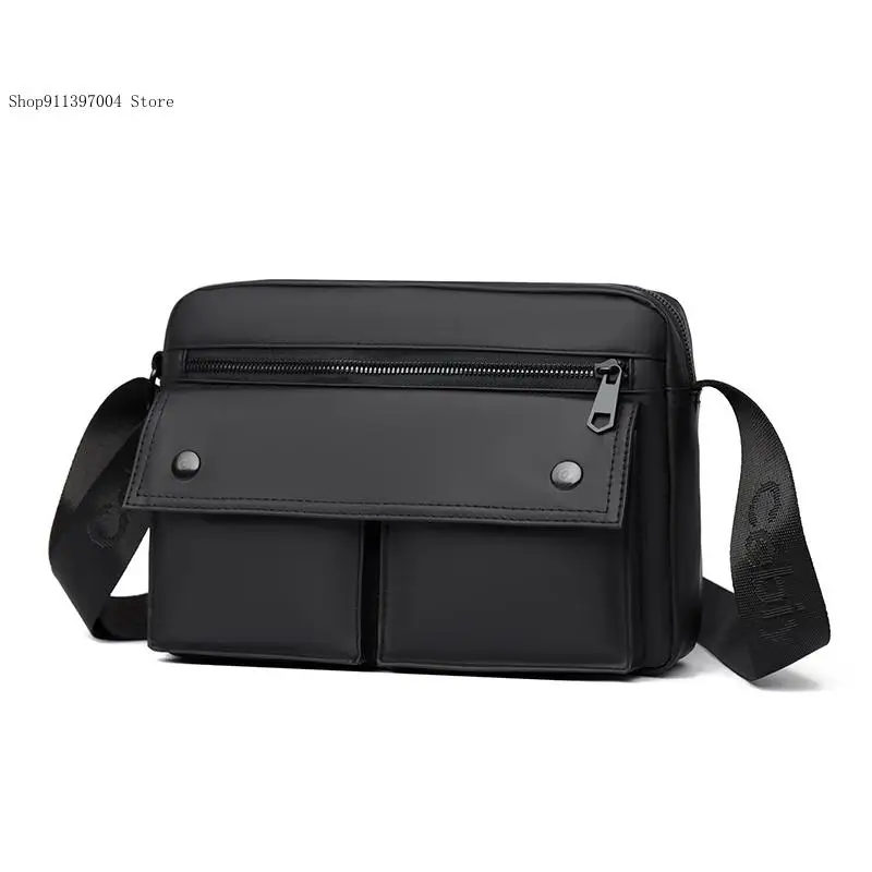 Leisure Waterproof Film Horizontal Korean Version Single Shoulder Crossbody High-End Messenger Bag for Men
