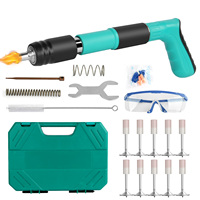 Manual Steel Mini Nail Gun Rivet Tool Pneumatic Cordless Ceiling Concrete Wall Anchor Wire Slotting Device Rivet Gun Power Tool