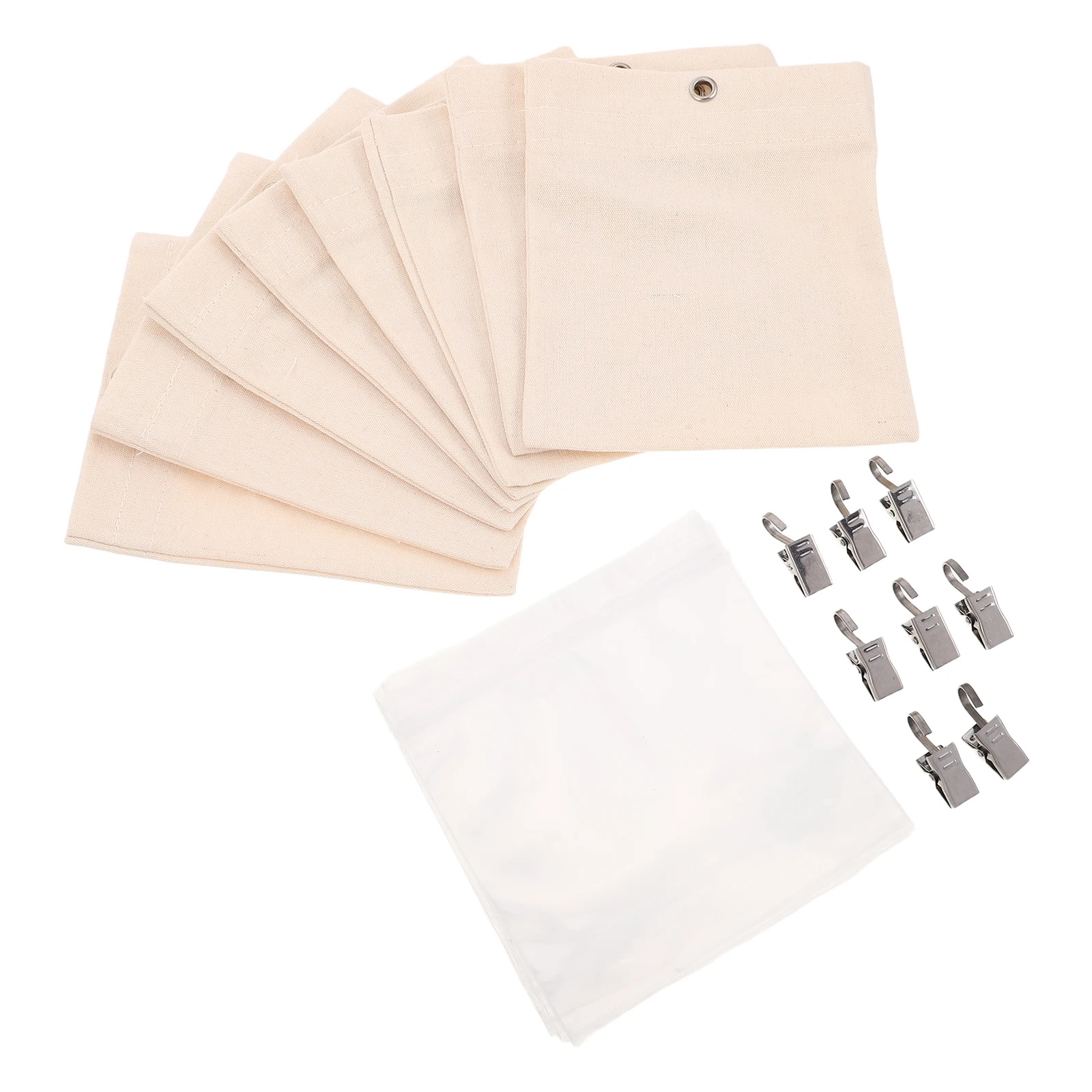 

8 set Outdoor Curtain Weights Heavy Wind Resistant Weighted Bottom Sandbag For Patio Gazebo Garden Canopy Tent Drapery