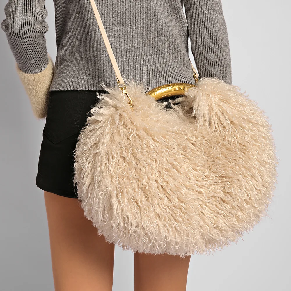 Thumbnail 2 - #67 Faux Fur Shoulder Bags Deals & Discounts