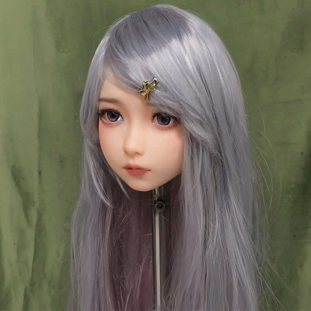 슈퍼 귀여운 여성 머리 모델, TPE 소재, 인형 같은 얼굴, 성인 남성용 장난감, 귀여운 여자친구 머리 모델, 새로운 스타일, 자신을 위한 선물