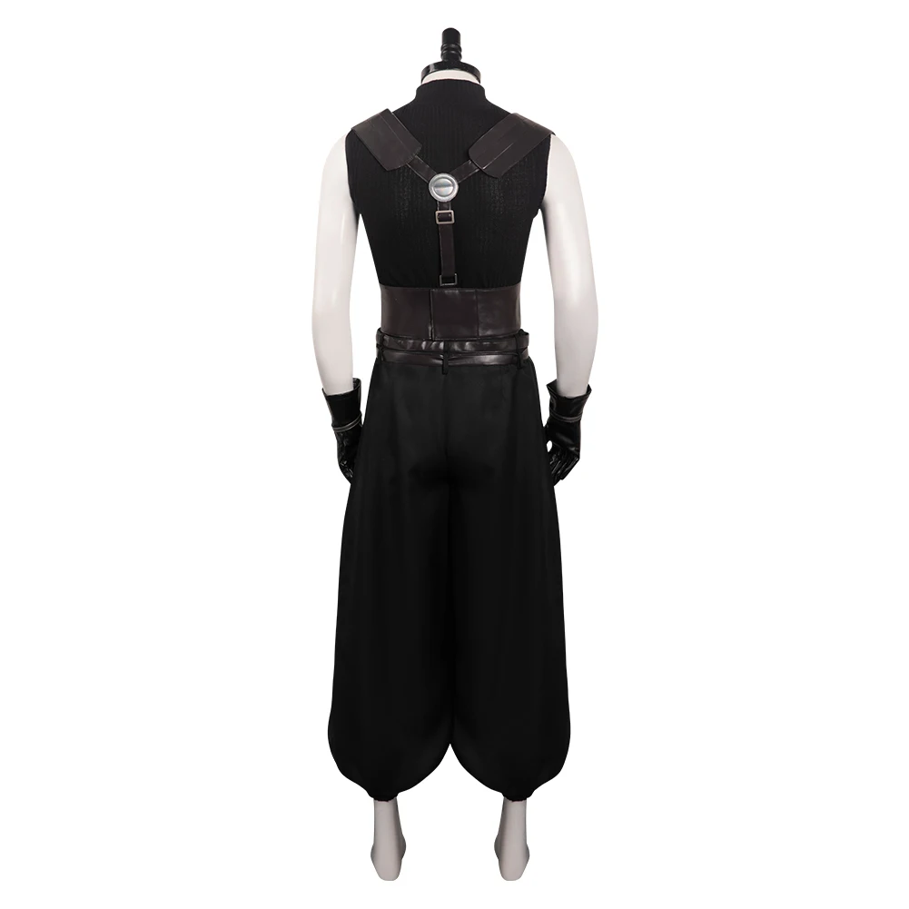 Crisis Core Final Fantasy VII Reunion Zack Cosplay Costume Outfits Men Boys Halloween Carnival Party Suit For Adult Disguise