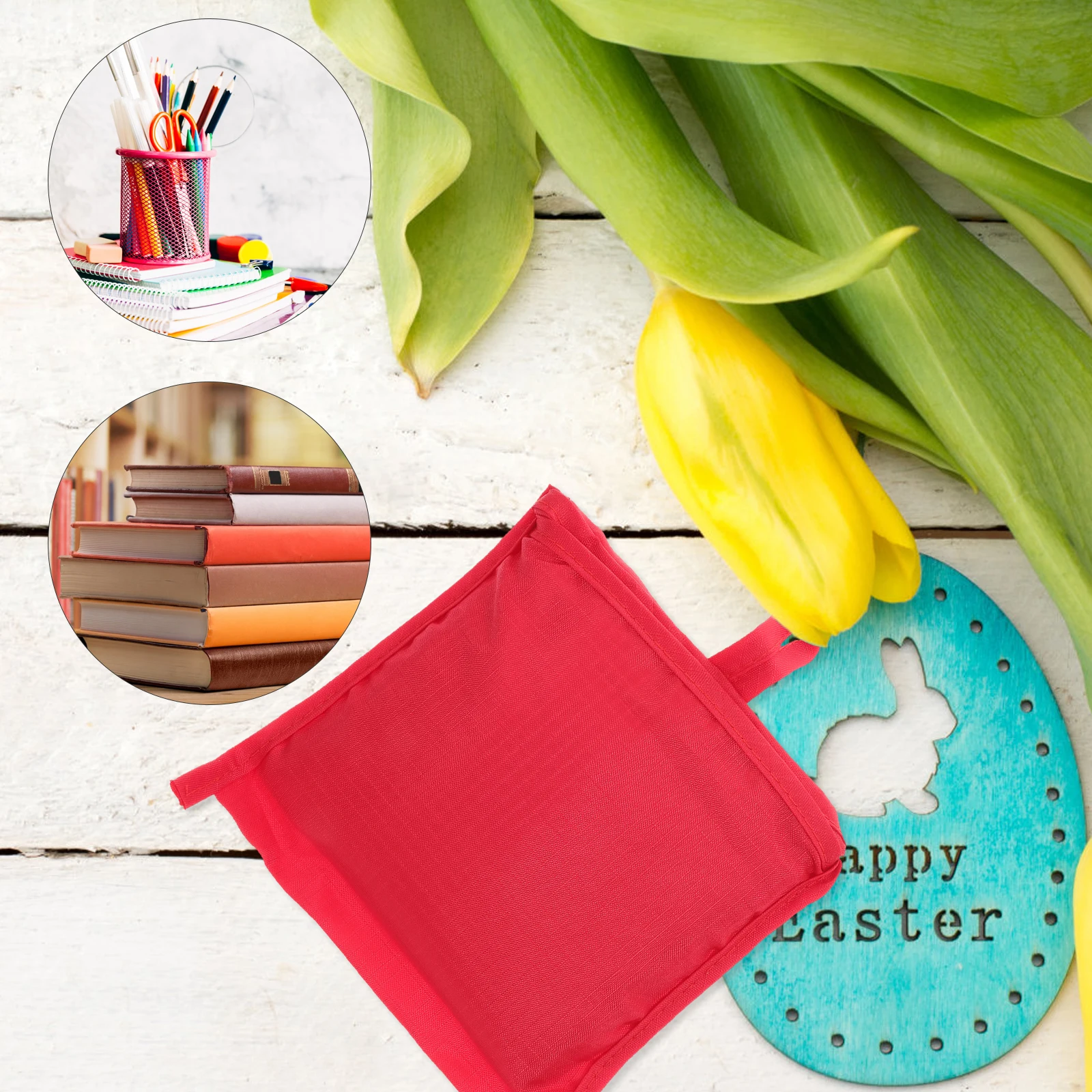 

Reusable Canvas Grocery Bag Foldable Lightweight Shopping Tote Portable Household Multi Functional Grocery Carrying Storage