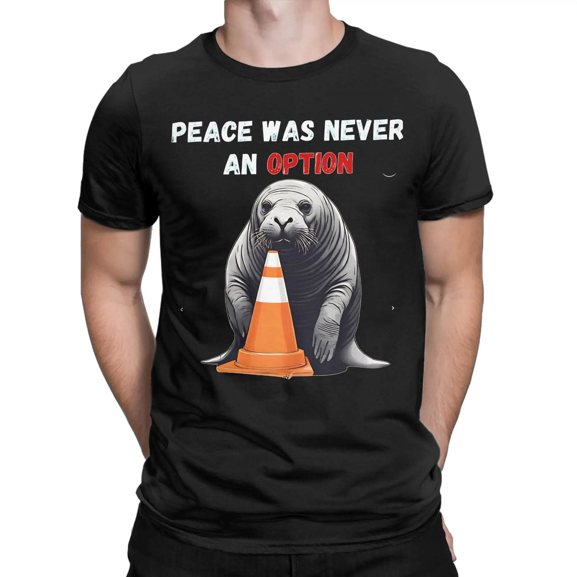 Men Women Neil the Seal Meme T Shirt Animal 100% Cotton Tops Amazing Short Sleeve Round Collar Tee Shirt 6XL T-Shirts