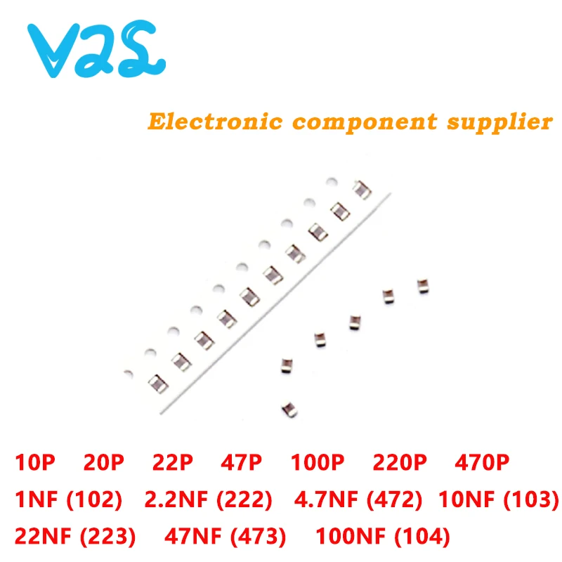 

(1000pcs) 100% New 0603 Capacitance 10P 20P 22P 47P 100P 220P 470P 1NF 2.2NF 4.7NF 10NF 22NF 47NF 100NF...SMD K/M/Z 50V 16V X7R