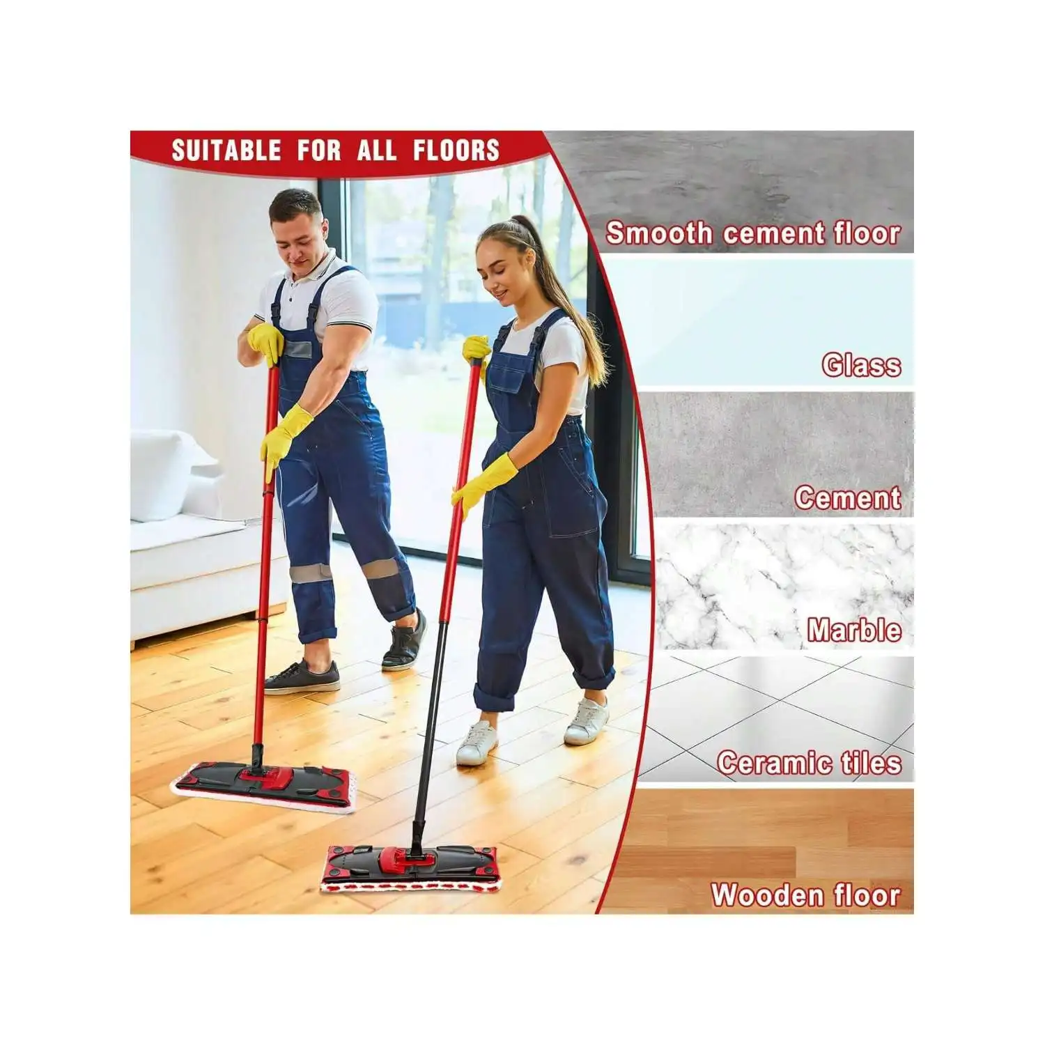 Microfibre Pads Refill Mop for Vileda 1-2 Spray, for Vileda Ultramax/UltraMax Plus/Easy Wring UltraMax Mop, Mop Head Replacement