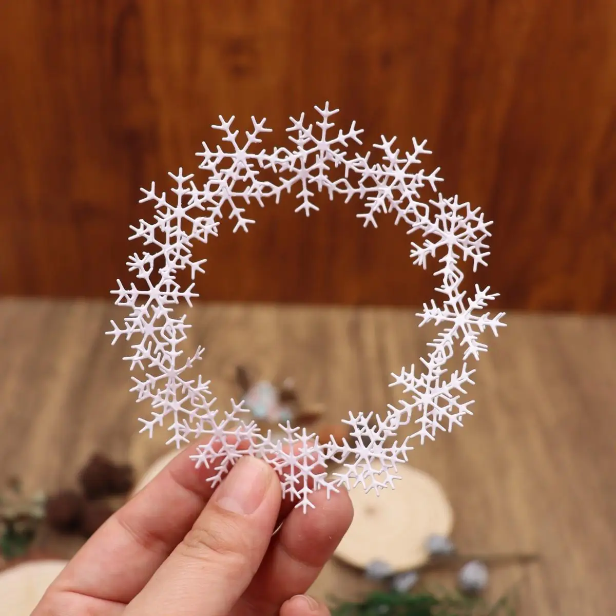 Christmas snowflakes greeting card background cutting knife die embossing carbon steel mold scrapbook handbook crafts dies