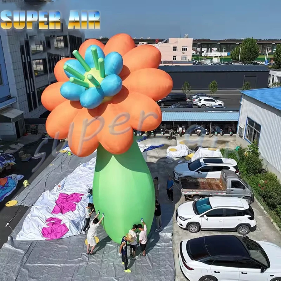 Customized giant inflatable outdoor toy inflatable huge flower for decoration