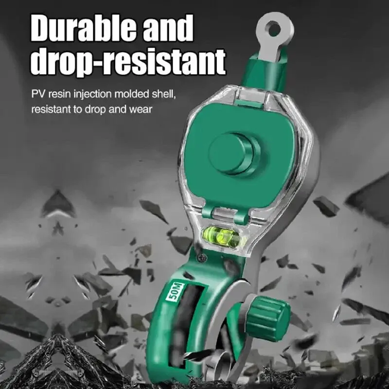 Woodworking Tool Carpenter Manual Ink Marker Scriber With 50M Chalk Lines Professional Wood Working Scriber Drawing Line Marker