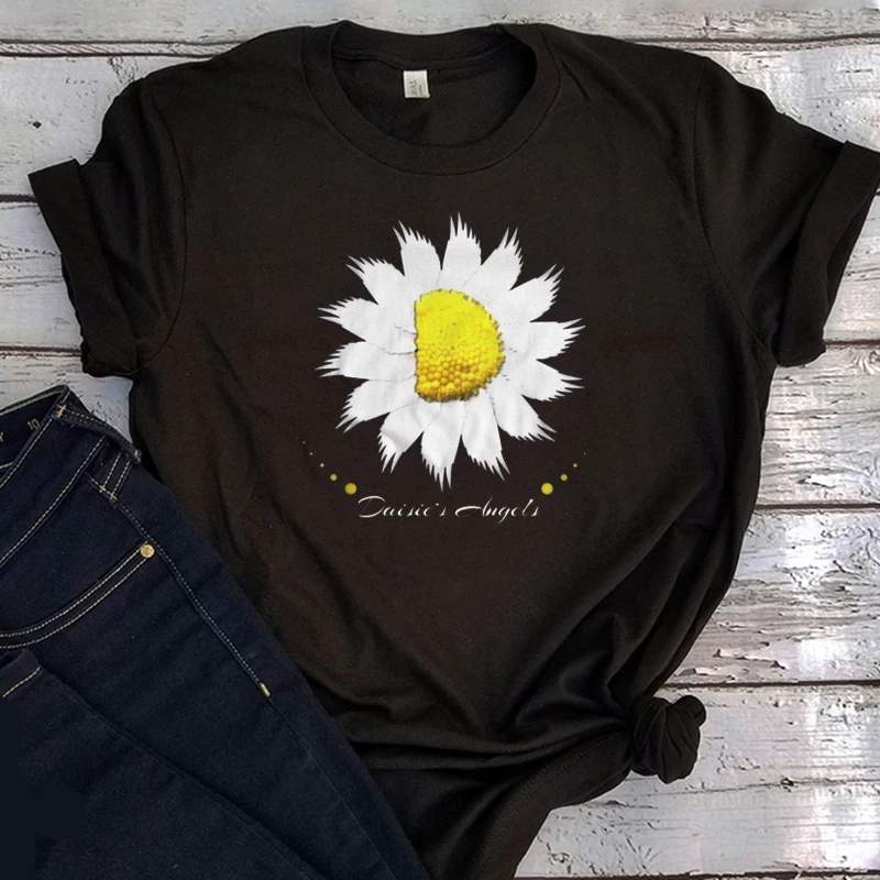 

Little Daisy In Love Tee Summer Classic 2022 School Season Gift Campus Design Flowers Tshirt