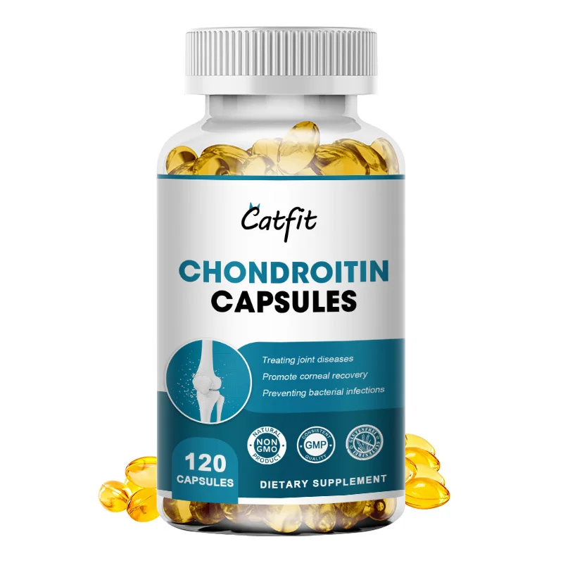 Kapsul Glucosamine Chondroitin untuk dukungan sendi & Kesehatan kompleks dengan tambahan OptiMSM & kolagen peptida untuk kulit rambut kuku