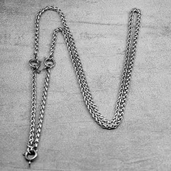New Hip Hop 316L Stainless Steel Cable Keel Chain Necklace for Men Women Classic Kpop Non Fading Ideas 2023 Wholesale Jewelry