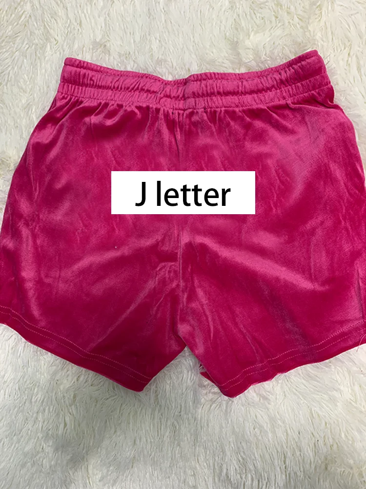 Velour Shorts Y2k Women Clothing Biker Shorts Drawstring Sporty Short for Gym New in Jogging Shorts with Two Side Pockets