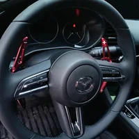 LS AUTO-extensión de palanca de cambios para volante de coche, de aluminio, para Mazda 3 Axela CX-30 2020, accesorios para automóvil, estilo de coche