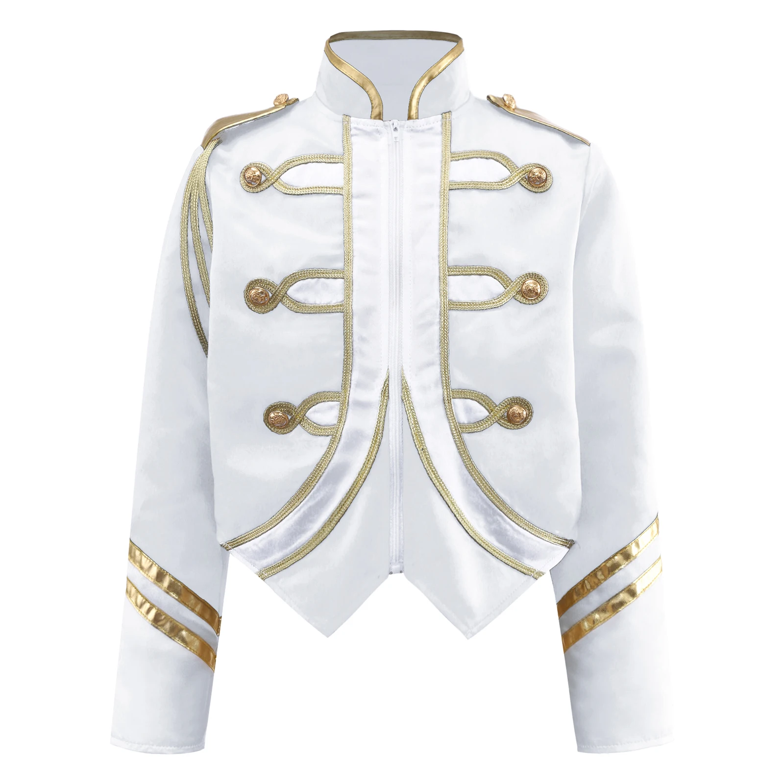 

Halloween Renaissance Royal Prince Cosplay Jackets Carnival Party Trumpet Honor Guard Team Cosplay Uniform Marching Band Jacket