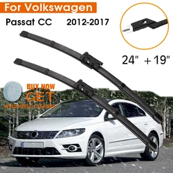 Car Wiper Blade For Volkswagen Passat CC 2012-2017 Windshield Rubber Silicon Refill Front Window Wiper Blades 24
