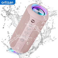 Ortizan X10 Portable Bluetooth Speaker 360° Stereo Sound 24W IPX7 Waterproof 3-EQ Wireless Bluetooth 5.3 Speaker 30 Hrs Playtime