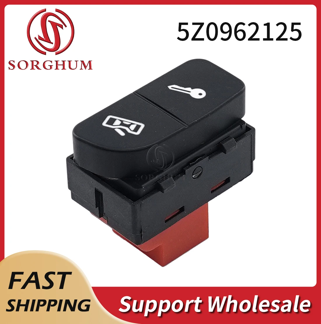 Sorghum 5Z0962125 Front Left Side Electric Central Door Locking Switch Button For Volkswagen VW Fox Africa 2004-2010 1Z0962125A