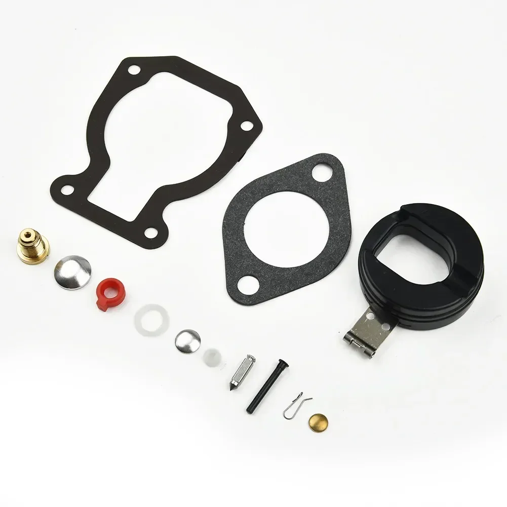 Carburetor Rebuild Repair-Kits W/ Float For Johnson Evinrude 4HP/4.5HP/5HP/6HP/7.5HP/8HP/9.9HP/14HP/15HP Lawn Mower Accessories