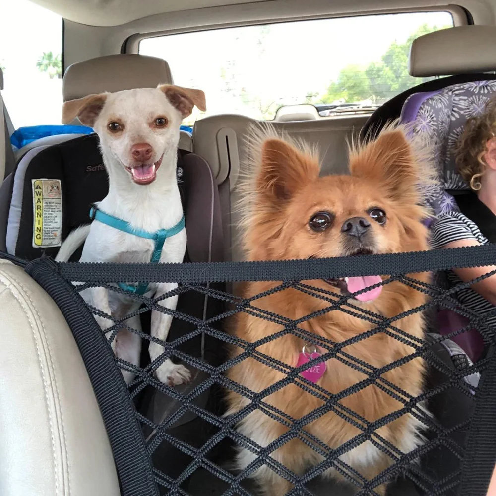Car Seat Back Mesh Net Organizer Storage Bag Strong Elastic Holder for Between Seats Chair Pocket Barrier Interior Accessories