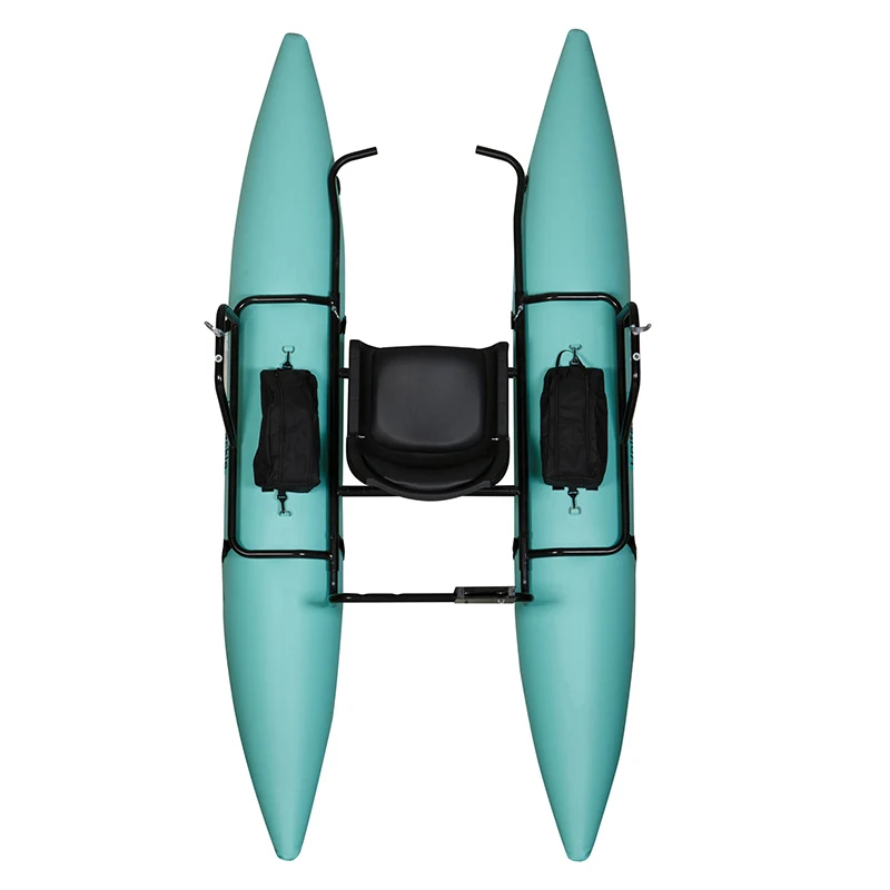 مخصص Catamaran PVC قارب صيد قابل للنفخ عالي السرعة إطار من الألومنيوم إغراء قارب قابل للطي خفيفة الوزن للغواصين في الهواء الطلق #3