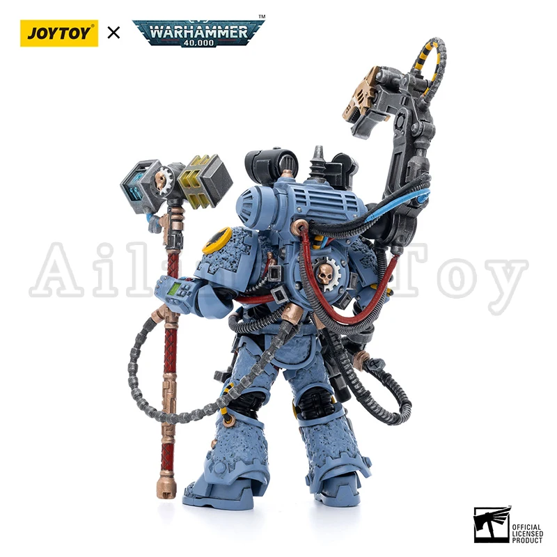 JOYTOY 1/18 Action Figure 40K Space Wolves Iron Priest Jorin Fellhammer Anime Collection Military Model