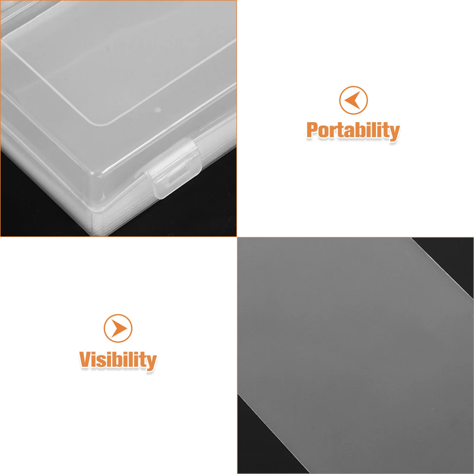 100Pcs Transparent Currency Sleeves Plastic Storage Box Bill Protector Paper Money Organizer Collector Banknote Sleeve