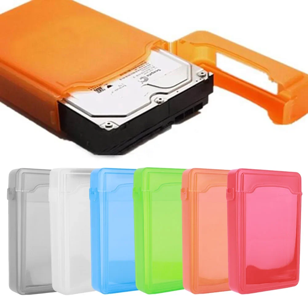 

3,5 дюймовый IDE SATA HDD Caddy чехол пылезащитный пластиковый портативный жесткий диск Защита чехол противоударный HDD жесткий диск чехол разные цвета