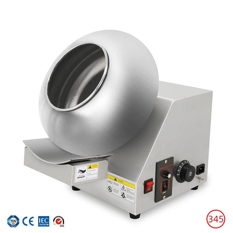 Chocolate icing machine, Candy mixing, Small icing machine Polishing machine, Coating Automatic Coloring 8L