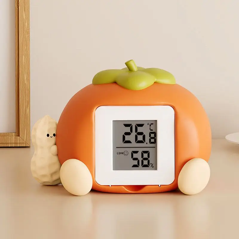 Thermohygrometer Indoor Household Accurate Good-looking Creative Ornament High-value Electronic Clock Pendulum Table
