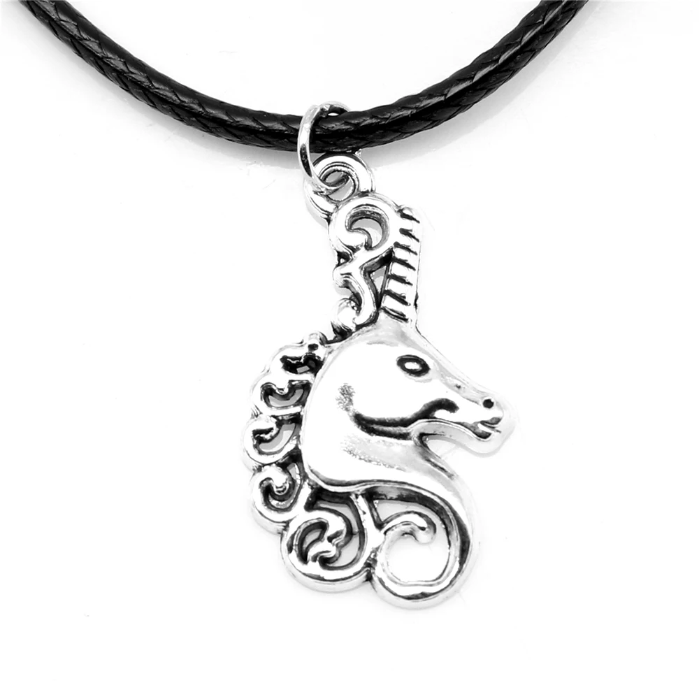 1 Piece 16x26mm Unicorn Man Necklac Trendy Jewerly