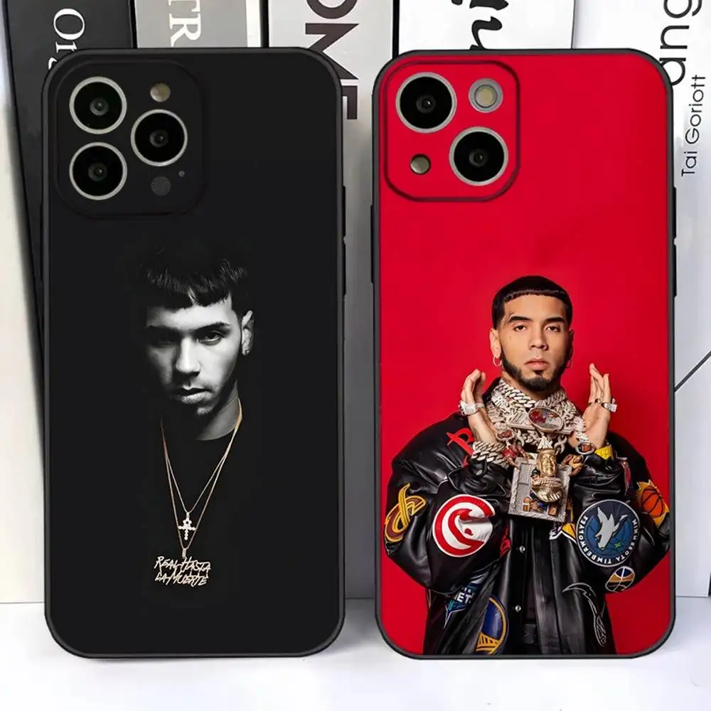 

Rapper Anuel AA Phone Case For iPhone 17,16,15,14,13,12,11 Plus,Pro,Max,Air,XR,XS,X,7,8 SE,Mini Silicone Soft