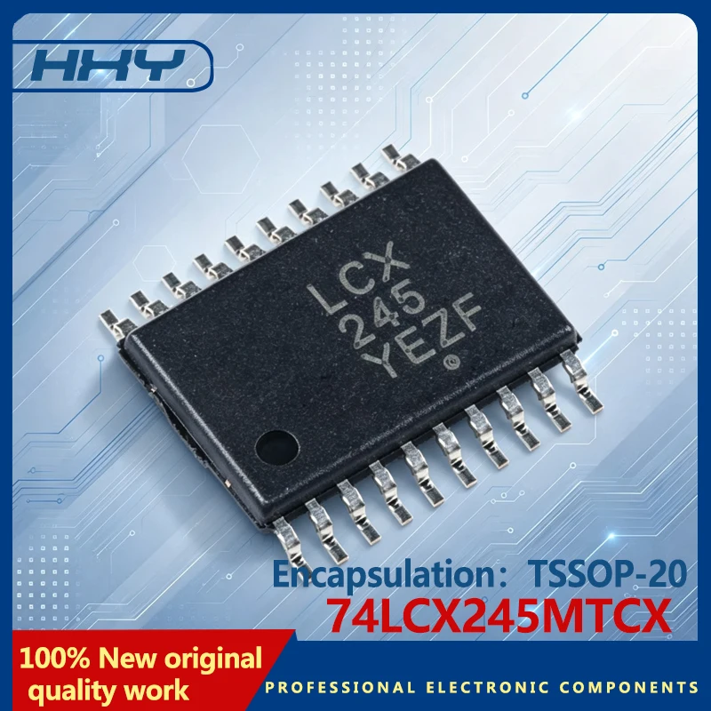 5PCS 74LCX245MTCX TSSOP-20 Three State Output Same Phase Bidirectional Buffer IC