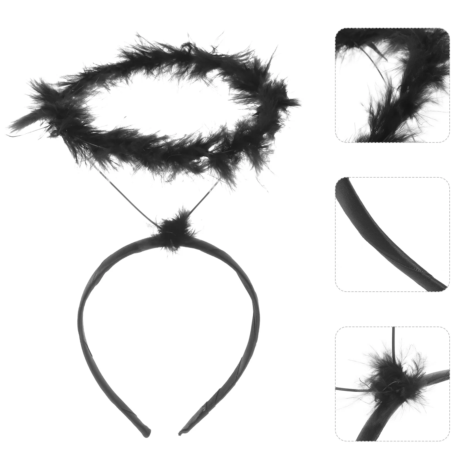 Christmas Headband Headdress Prop Hair Hoops Angel Role-playing Cosplay Costume Halloween Accessories for Girls