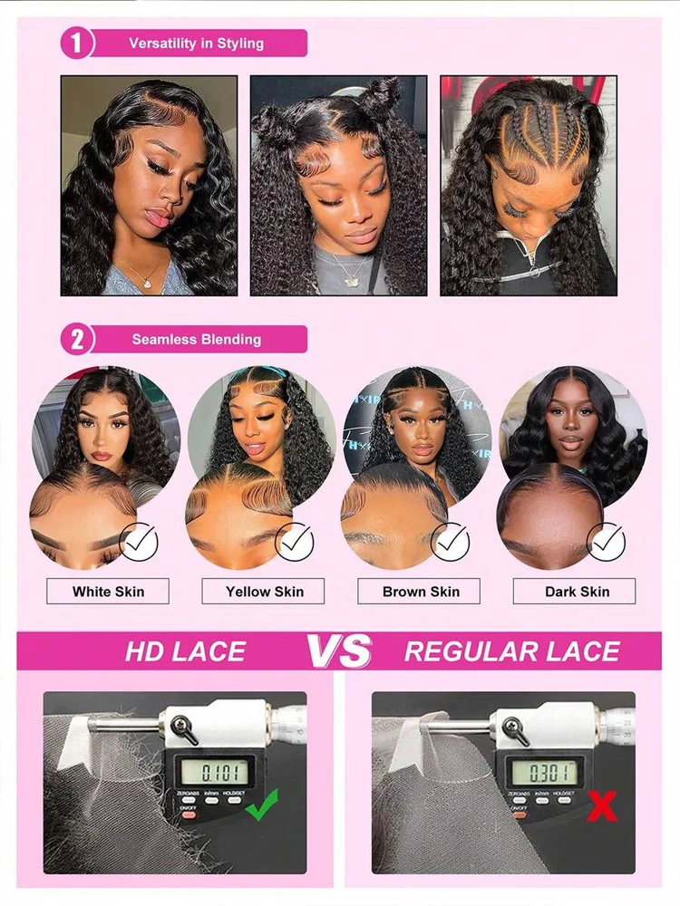 250% Плотность Парик фронта шнурка Человеческие волосы Объемная волна Прозрачные бразильские парики из натуральных волос 13x4 Парики фронта шнурка Человеческие волосы