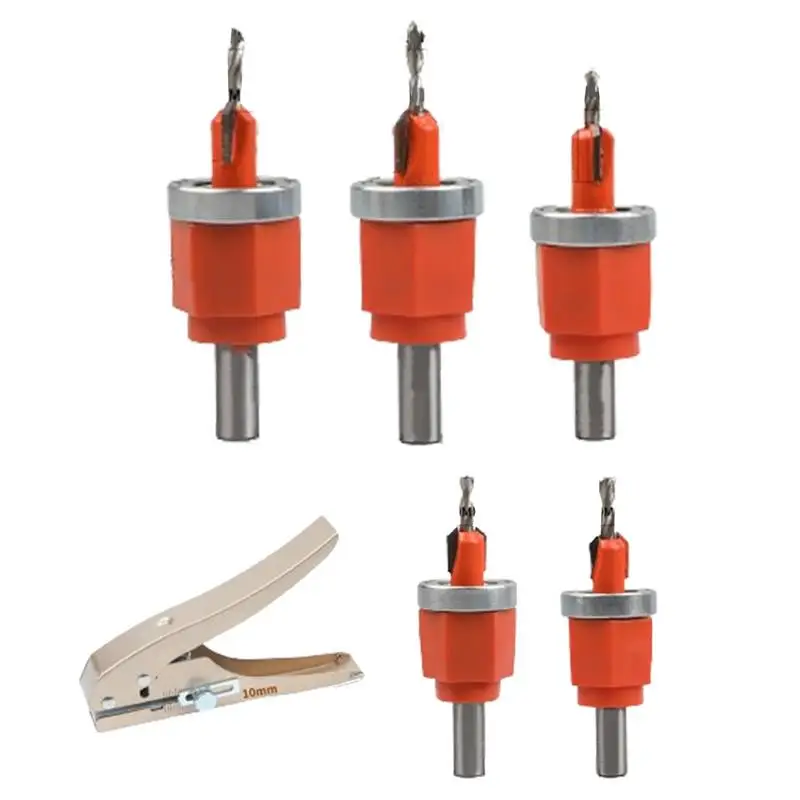 

Countersink Drill Bit Set Adjustable Countersink Drill Cone Bit Woodworking Drill Bit Hole Drilling Opening Tools Countersink